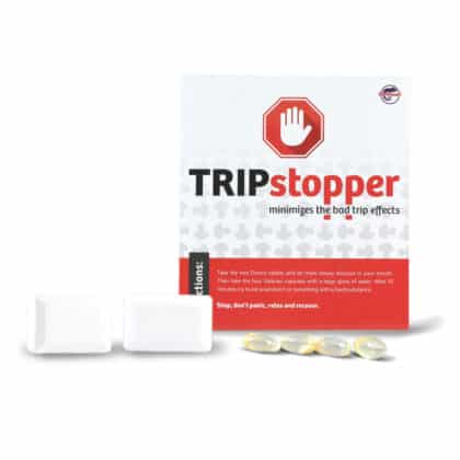 Trip Stopper + Contents Front view