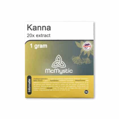 Kanna 20x 1 gram Front view McMystic