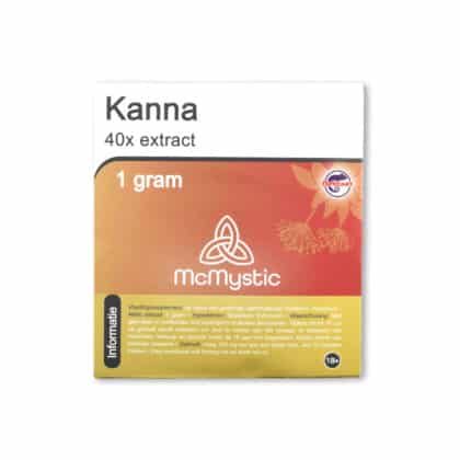 Kanna 40x 1 gram Front view McMystic