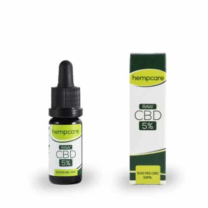 Raw Hempcare CBD 5% 10ml compleet vista frontal