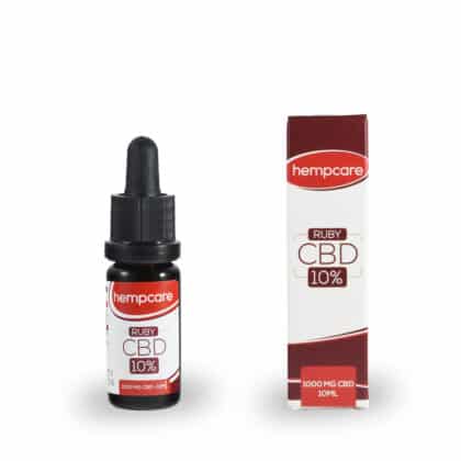 Rubí Hempcare 10% 10ml compleet vista frontal