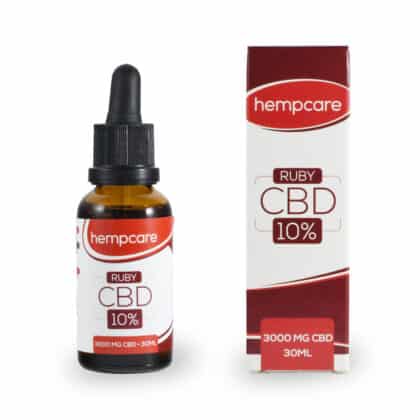 Ruby Hempcare 10% 30ml kompletny widok z przodu