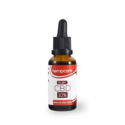 Ruby Hempcare CBD 10% 30ml flesje widok z przodu