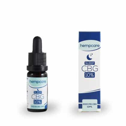 Sleep Hempcare CBG 10% 10ml compleet vista frontal