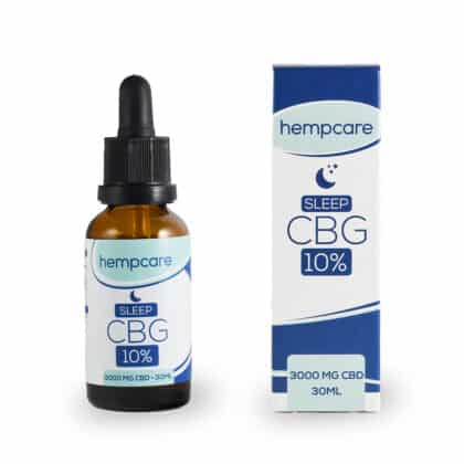 Sleep Hempcare CBG 10% 30ml compleet vista frontal