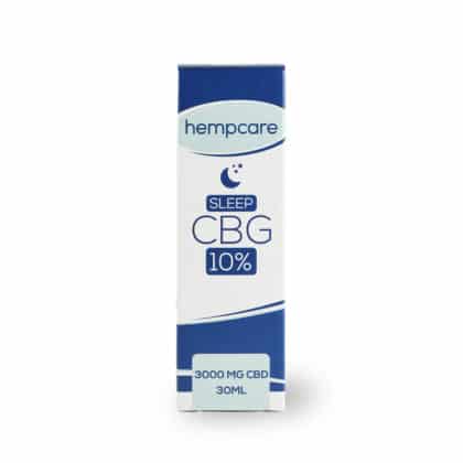 Sleep Hempcare CBG 10% 30ml doosje vista frontale