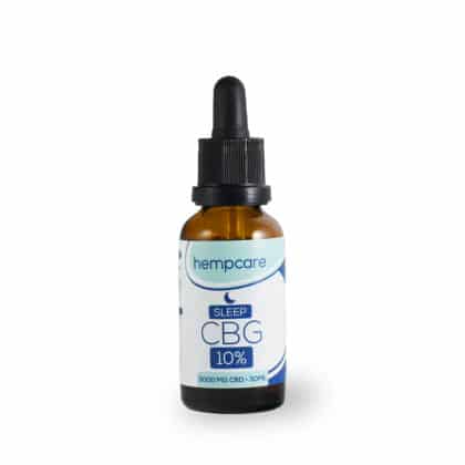 Sleep Hempcare CBG 10% 30ml flesje vista frontale