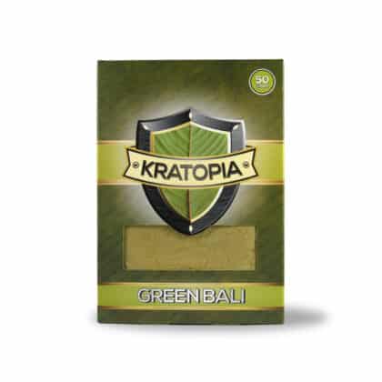 Green Bali Kratom vooraanzicht Kratopia