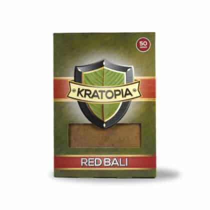 Red Bali Kratom vooraanzicht Kratopia