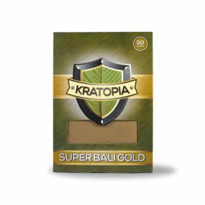 Super Bali Gold Kratom vooraanzicht Kratopia