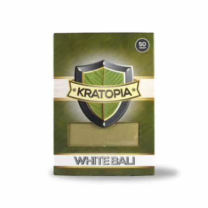 White Bali Kratom vooraanzicht Kratopia