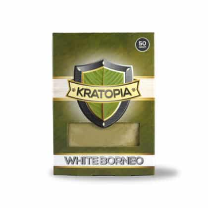 White Borneo Kratom Vorderansicht Kratopia