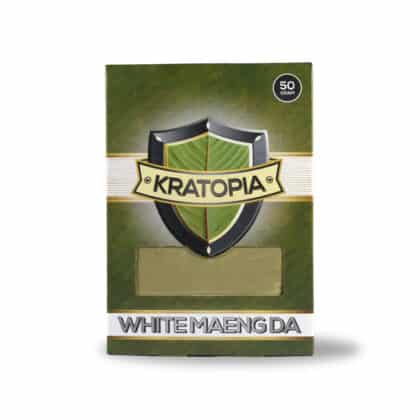 White Maeng Da Kratom vooraanzicht Kratopia