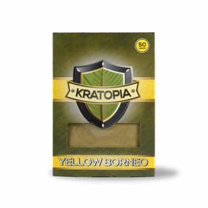 Yellow Borneo Kratom vooraanzicht Kratopia